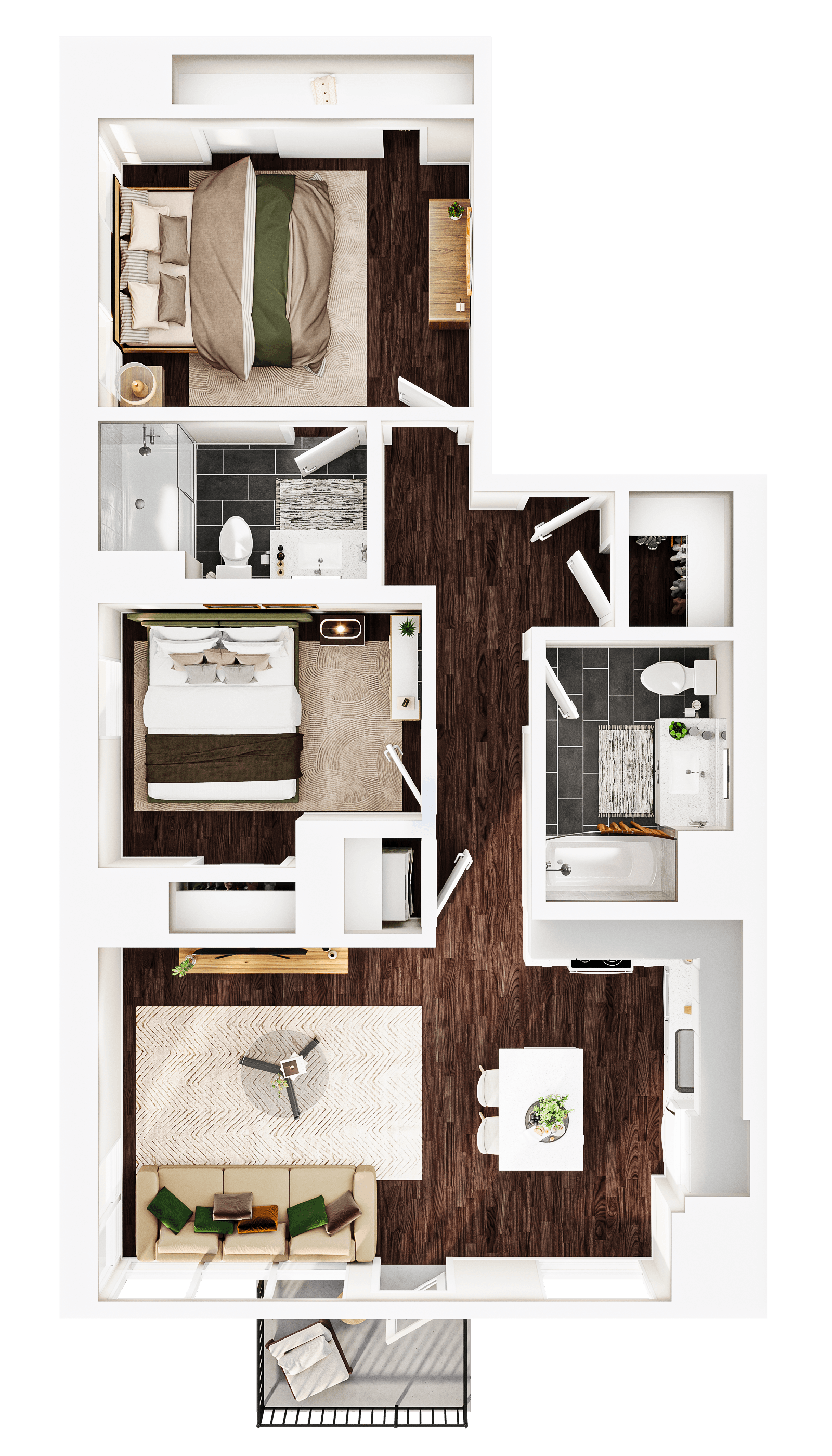 Floor plan layout diagram for B5